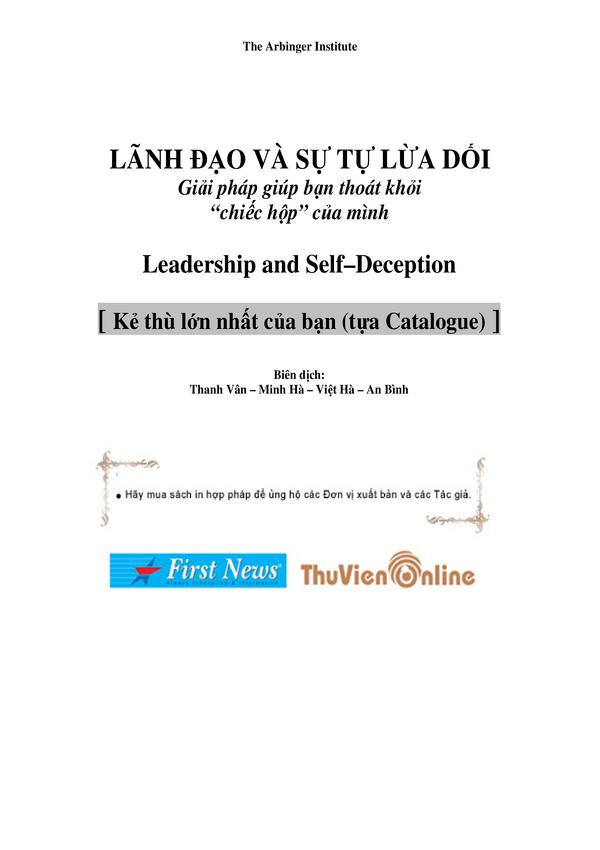 Lãnh đạo và sự tự lừa dối