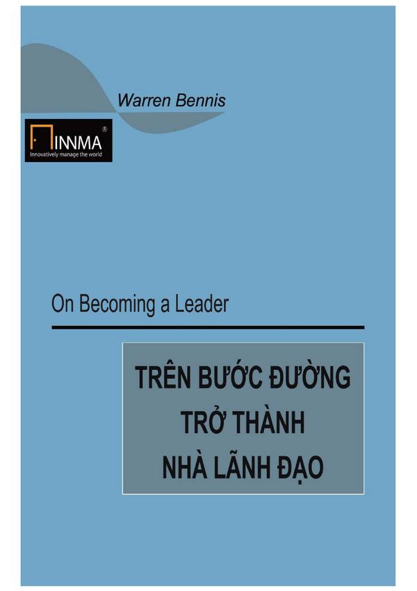 Trên bước đường trở thành nhà lãnh đạo