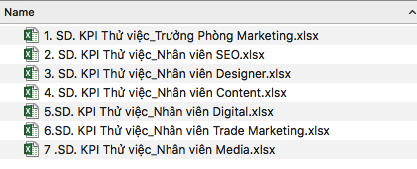 Phần 10: KPI thử việc - Phòng Digital Marketing