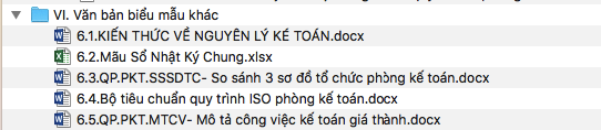 Phần  6: Văn  bản  - Kiến  thức  kế  toán